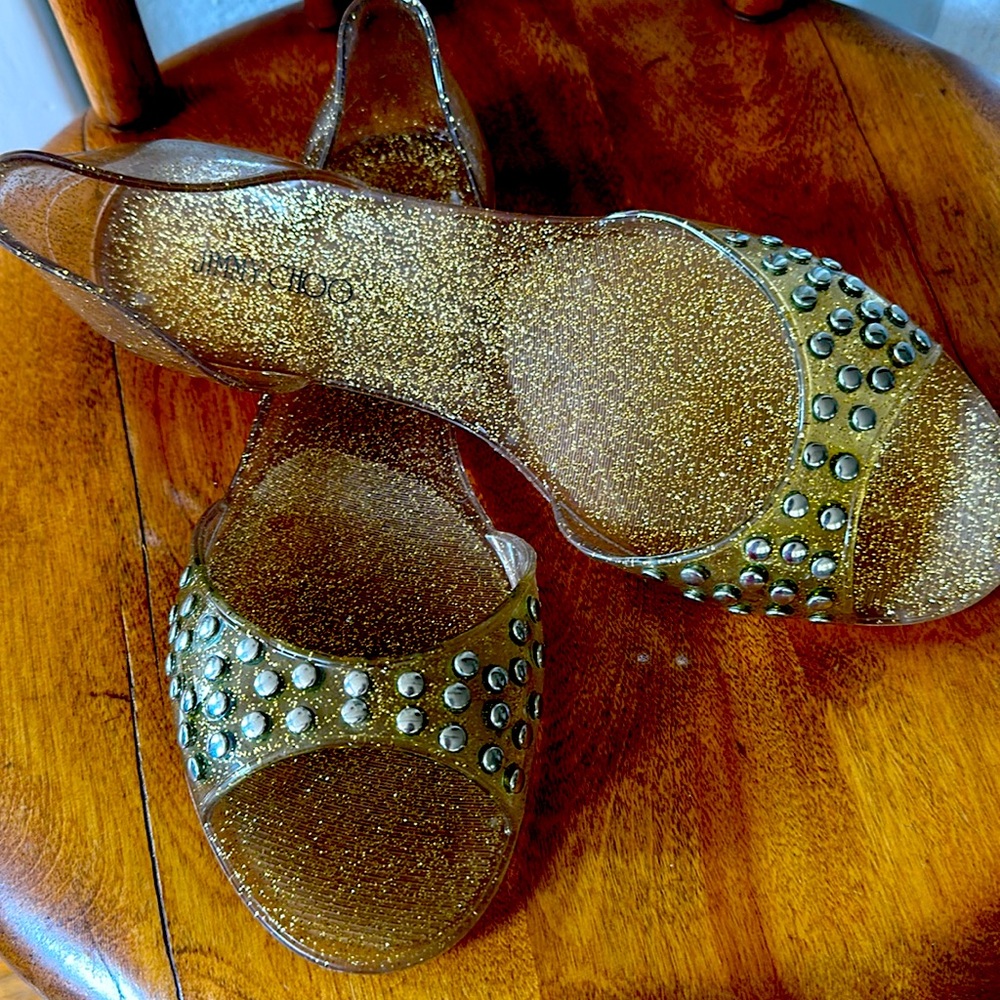 Jimmy Choo jelly flats